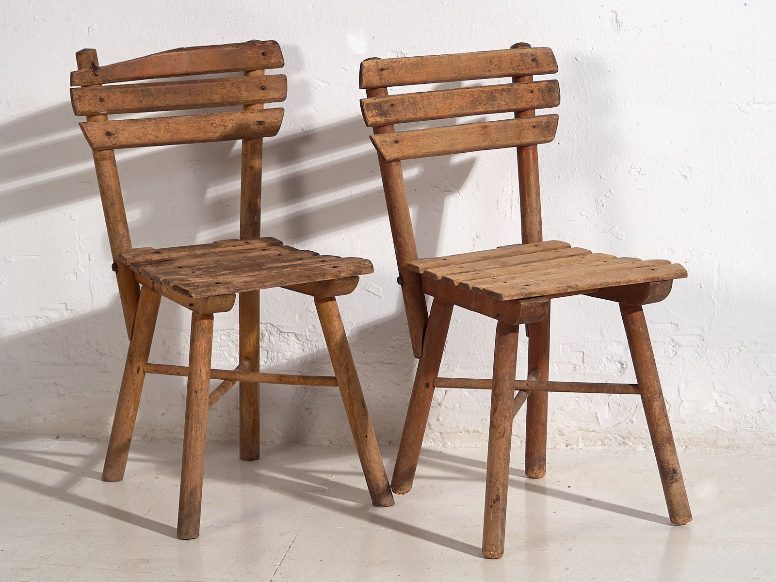 Antique Children’s Chairs (C.1920). Set Of 4 Pieces #2 photo 342.0