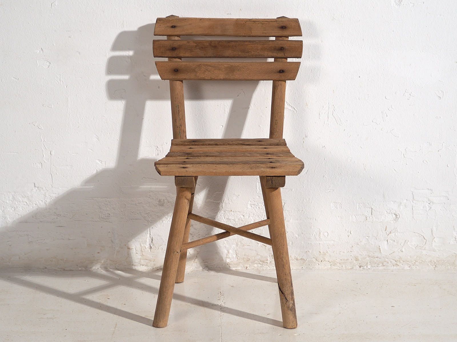 342.0 Antique Children’s Chairs (C.1920). Set Of 4 Pieces #2 photo