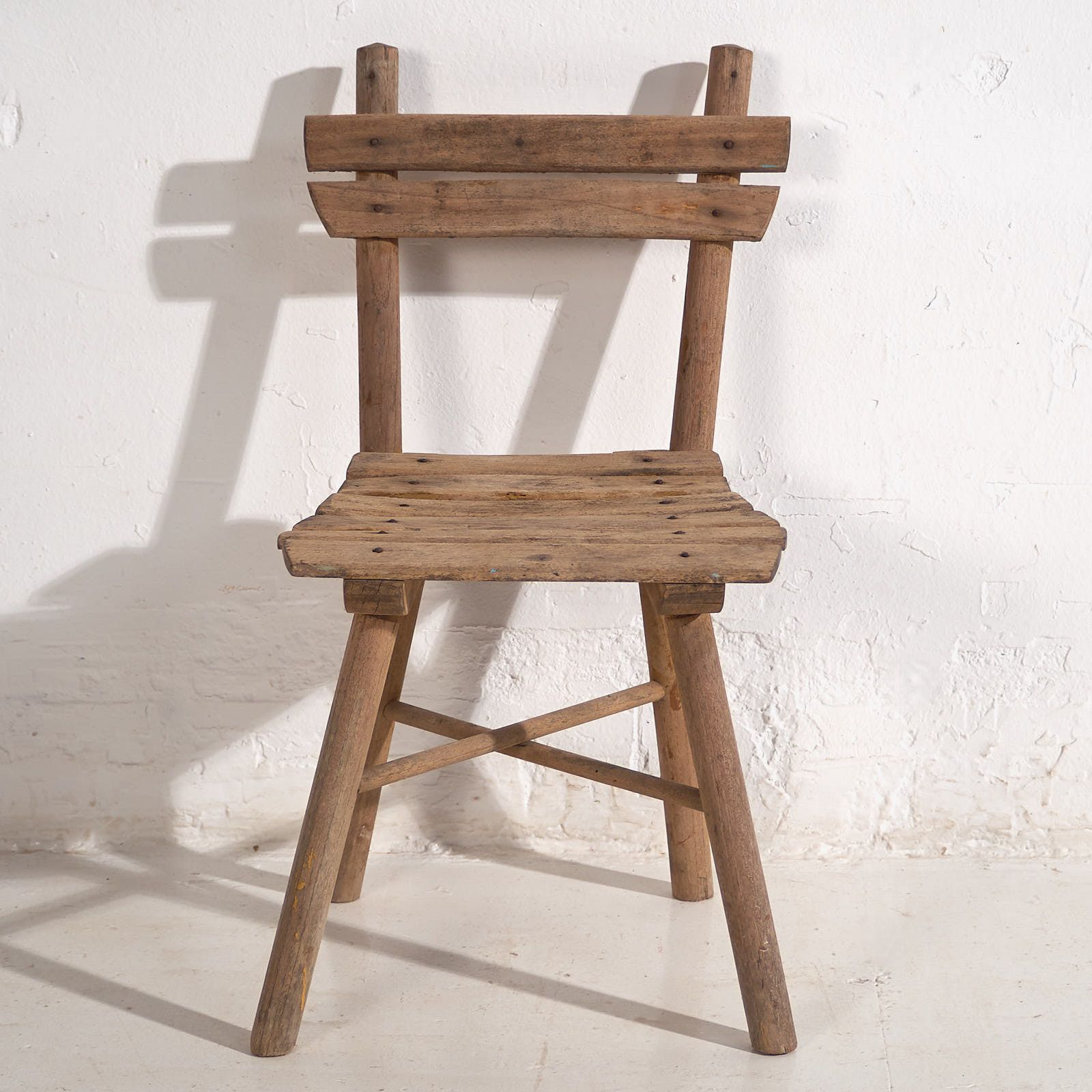 Antique School Chairs (C.1920). Set Of 4 Pieces #1 photo buy