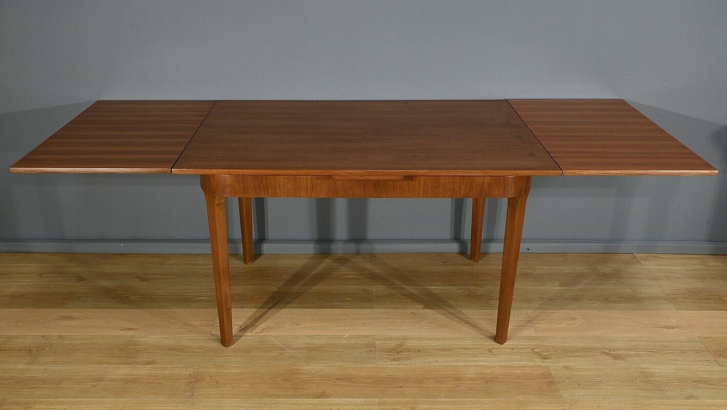 Scandinavian Extendable Teak Table – 1960 photo for sale
