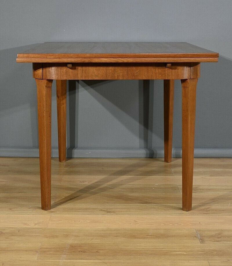 Scandinavian Extendable Teak Table – 1960 photo vintage