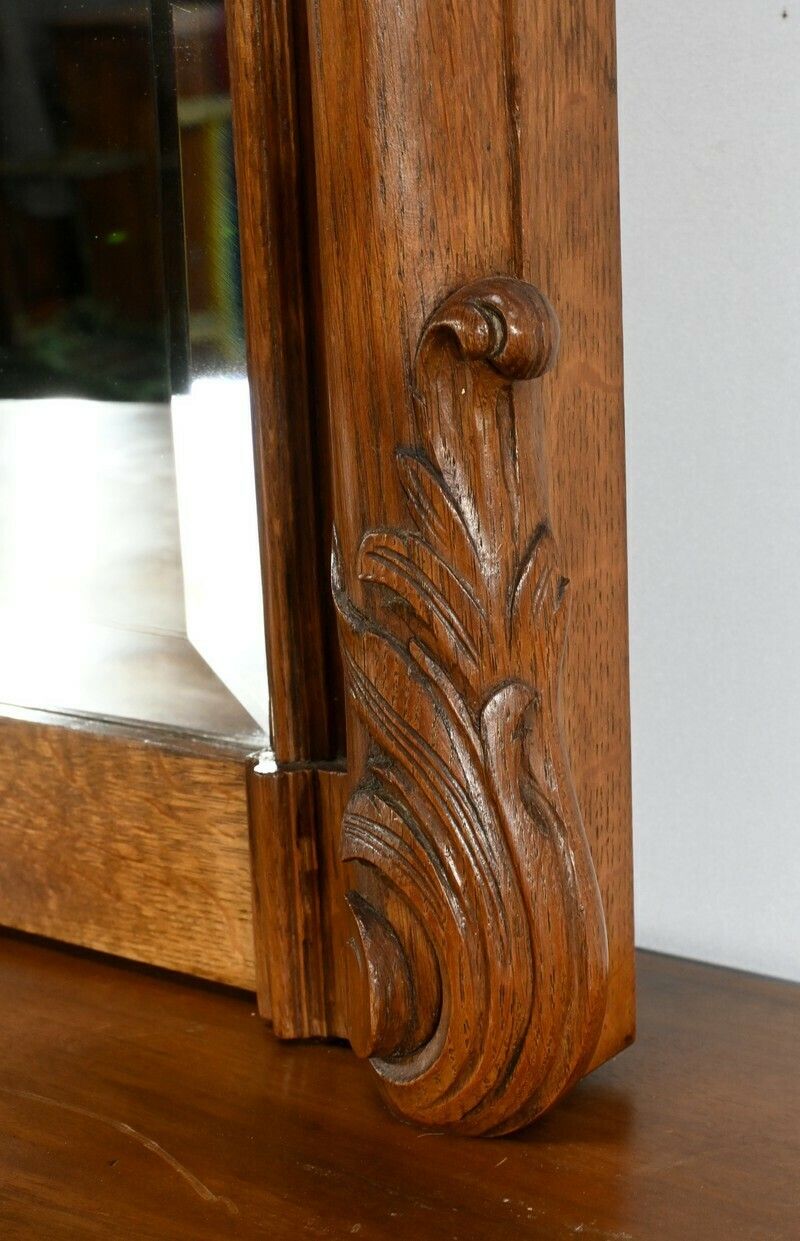 photo vinterior Oak Mirror, Louis XV Style – Late 19th Century