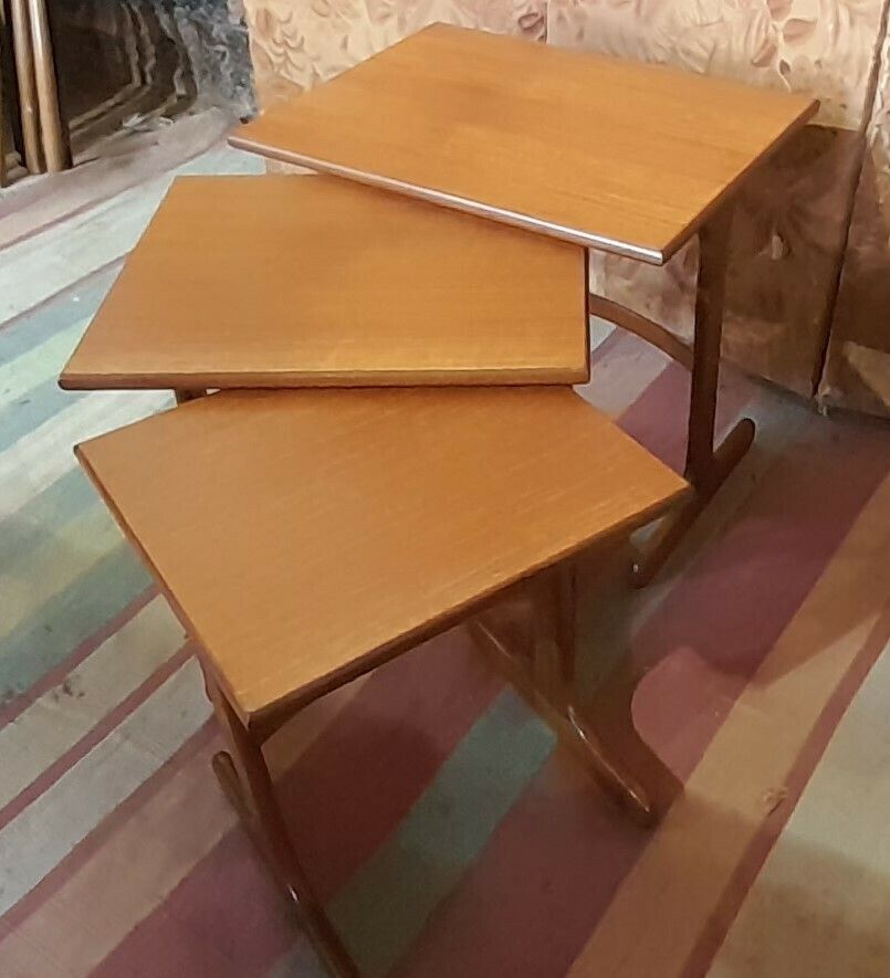 G Plan Fresco Nest Of 3 Tables. photo Furniture