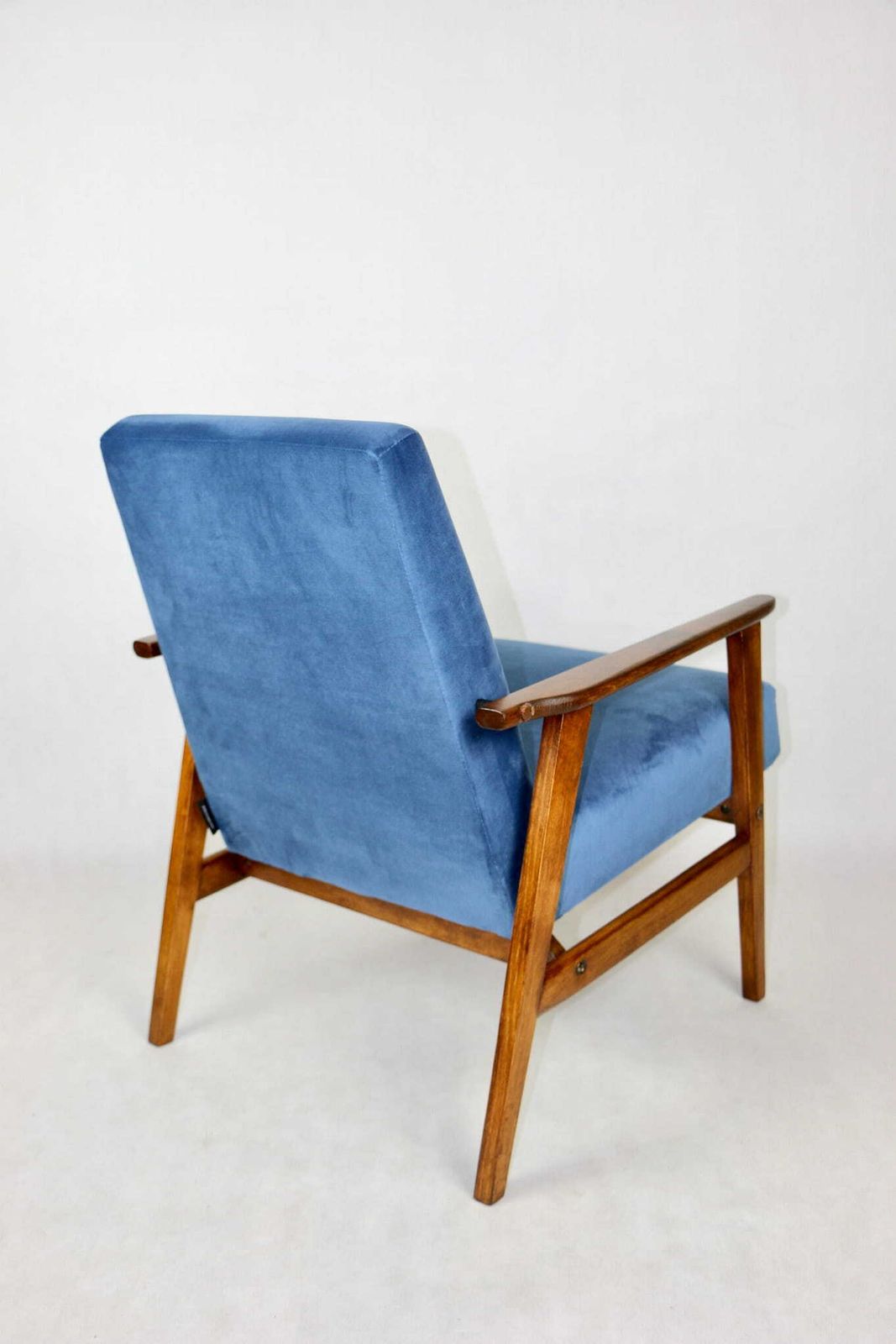 "Lis" Armchair, 1970s, Sea Blue, Designed By Henryk Lis photo buy