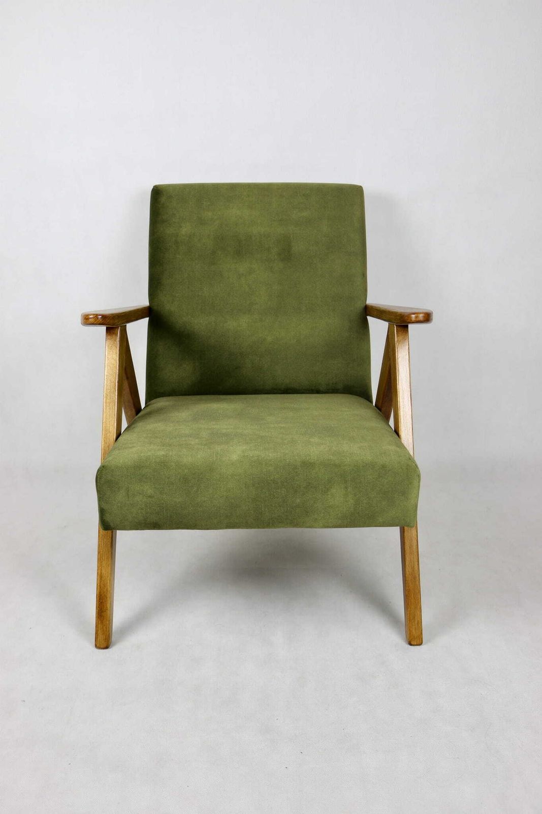Armchair B 310 Var Olive Green Velvet photo furniture