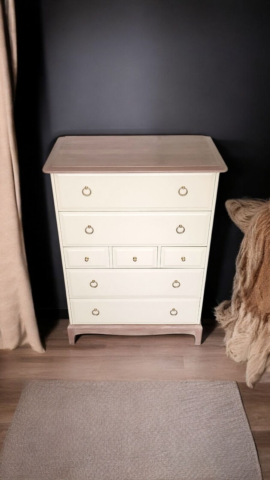 Stag Minstrel Tallboy Painted To Order photo Furniture