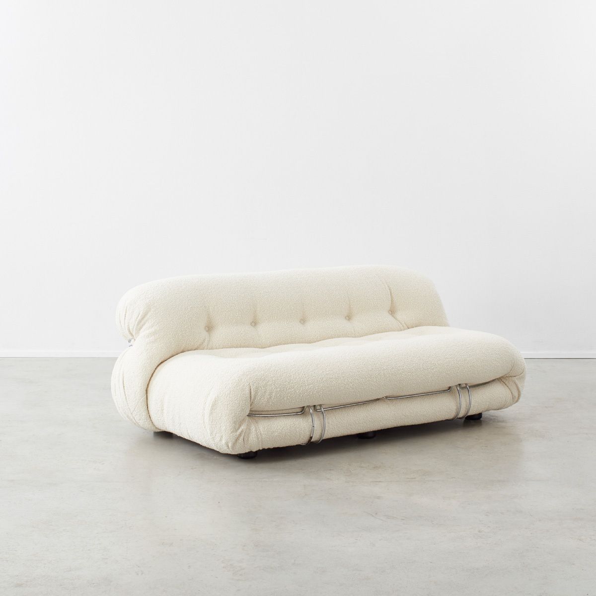 Pair Of Afra & Tobia Scarpa Soriana Two Seater Sofas Cassina, Italy, 1970