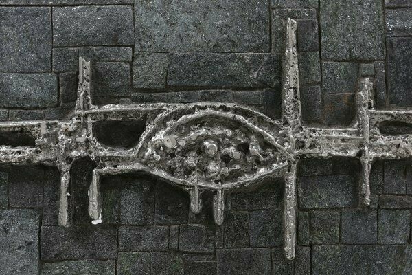 Brutalist Brazilian Stone Coffee Table By Pia Manu, 1960 photo buy
