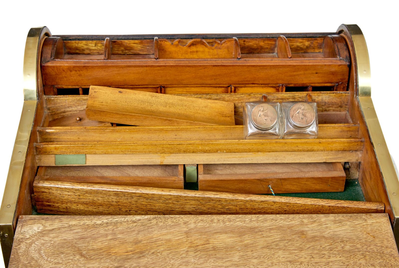 19th Century Campaign Metamorphic Camphor Writing Slope photo buy