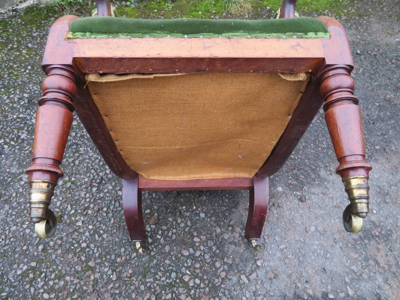 Very Rare Early Howard & Sons Elbow Armchair. photo vinterior