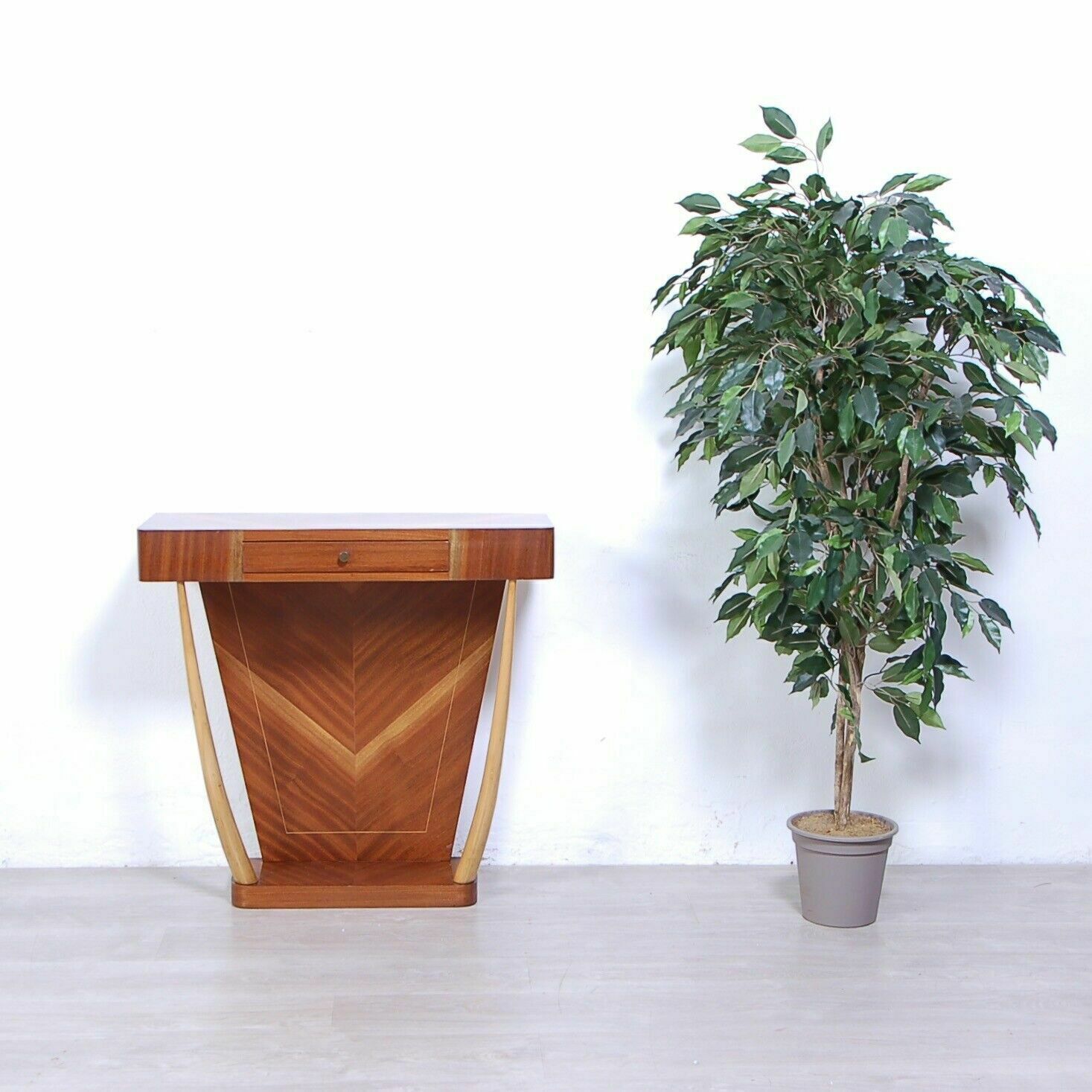 Vintage Wooden Console Table 1950s Design Paolo Buffa Modern Style photo furniture