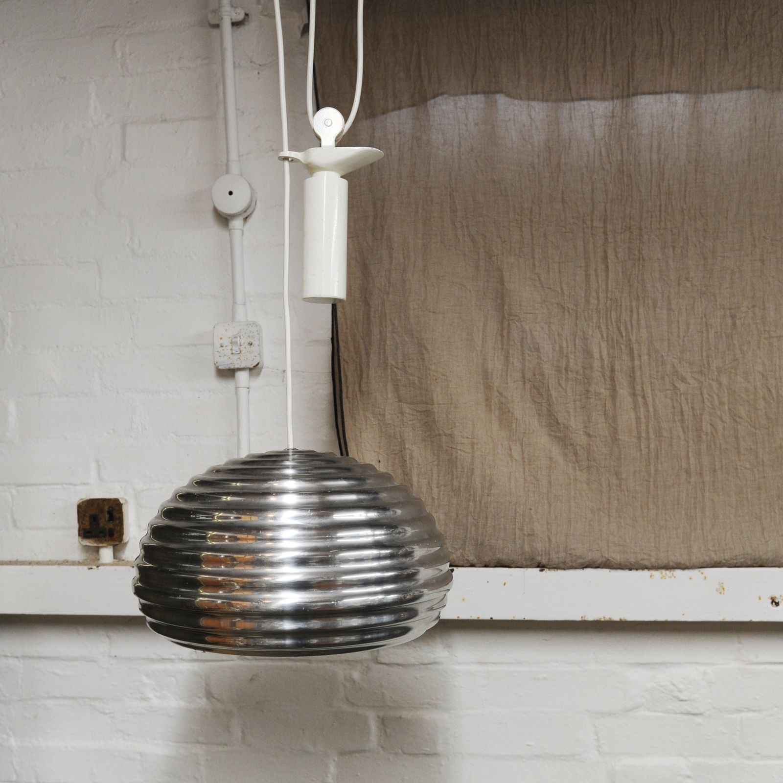 Suspension Light With Counterweight By Achille & Pier Giacomo Castiglioni For Flos, 1960s photo vinterior