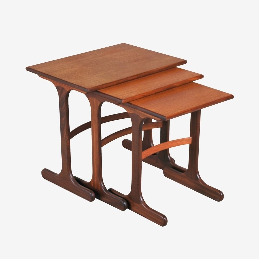 Midcentury G Plan Fresco Teak Nest Of Tables C.1960