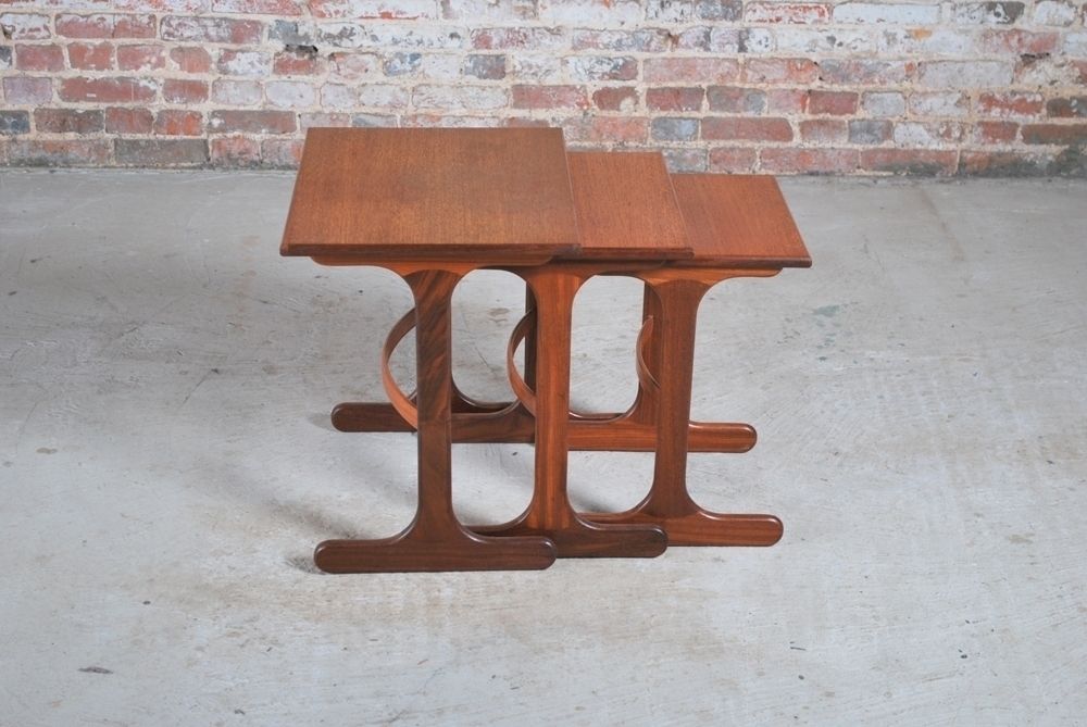 Midcentury G Plan Fresco Teak Nest Of Tables C.1960 photo furniture