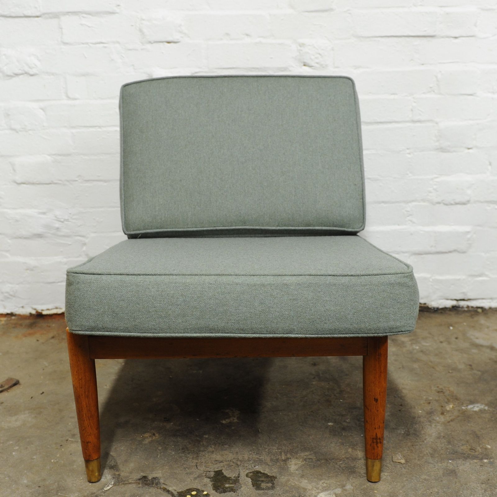 Pale Green Swedish Beech Low Lounge Chair By Folke Ohlsson For Dux, 1960s