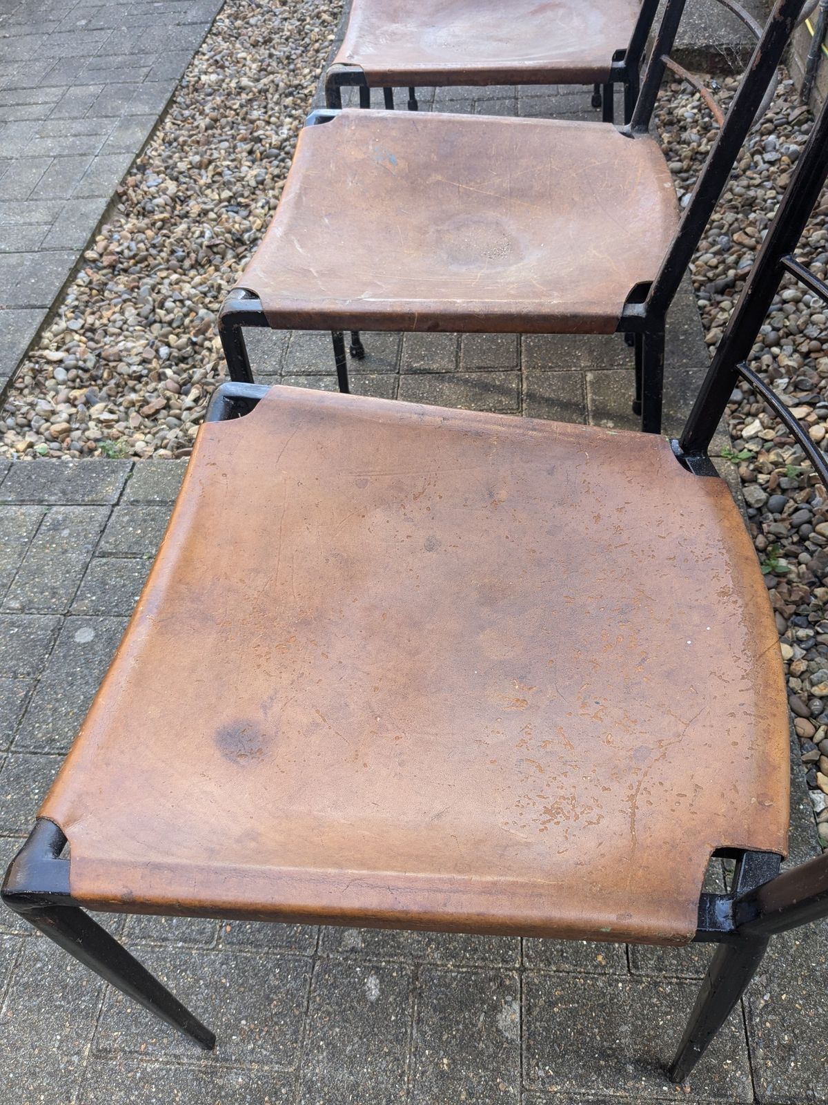 Set Of 4 Staples Ladderax Dining Chairs Designed By Robert Heals In The 1960s photo for sale