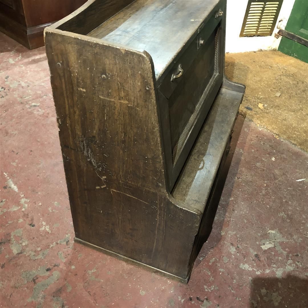 photo furniture Antique Japanese Scribe's Tabletop Desk With Drawers 1920s