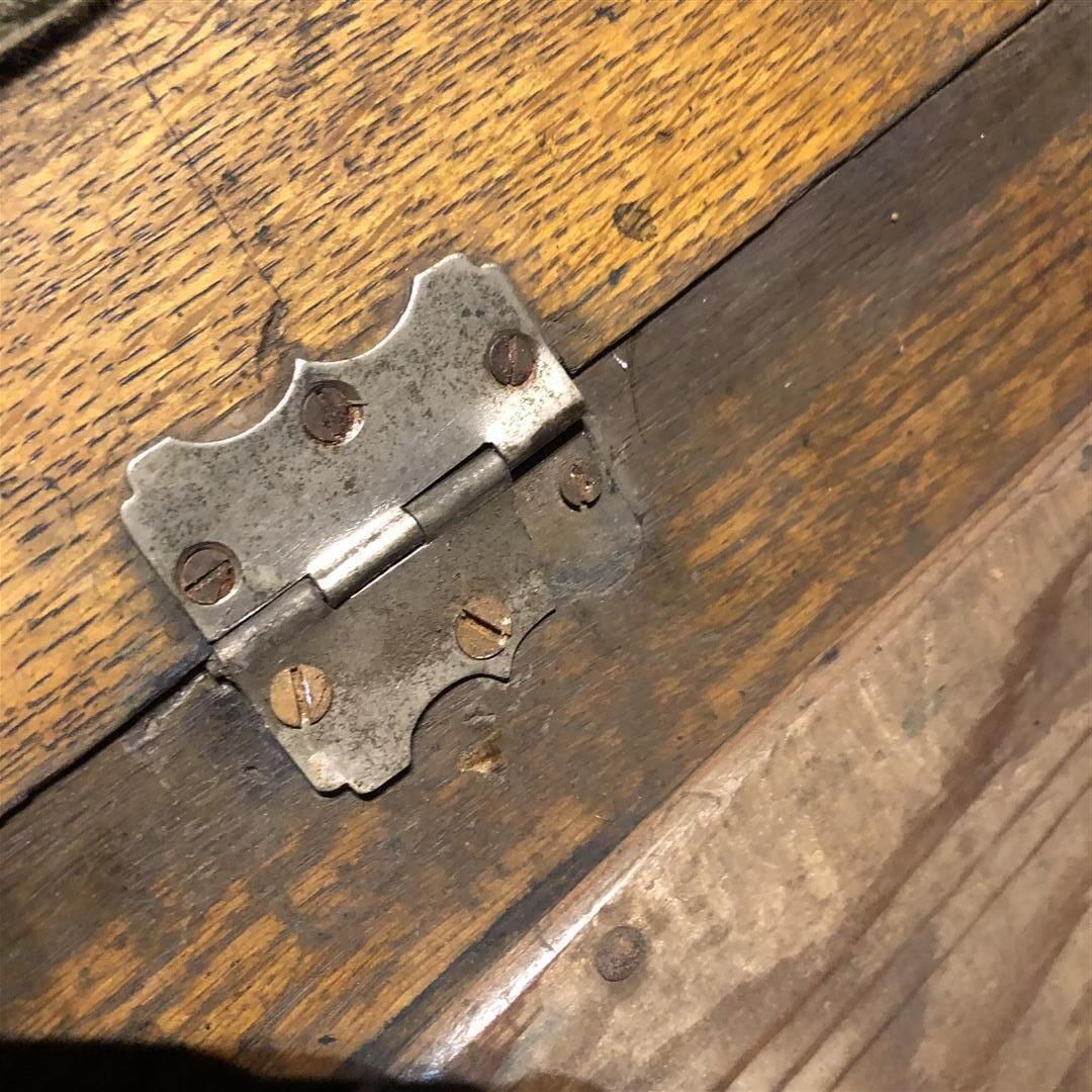 295.0 Antique Japanese Scribe's Tabletop Desk With Drawers 1920s photo