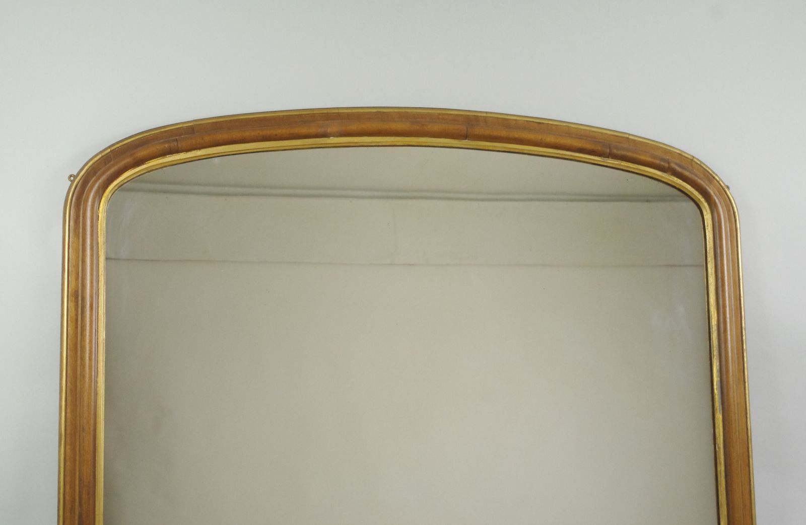 Large Victorian Oak And Parcel Gilt Arch Top Overmantle Mirror photo furniture