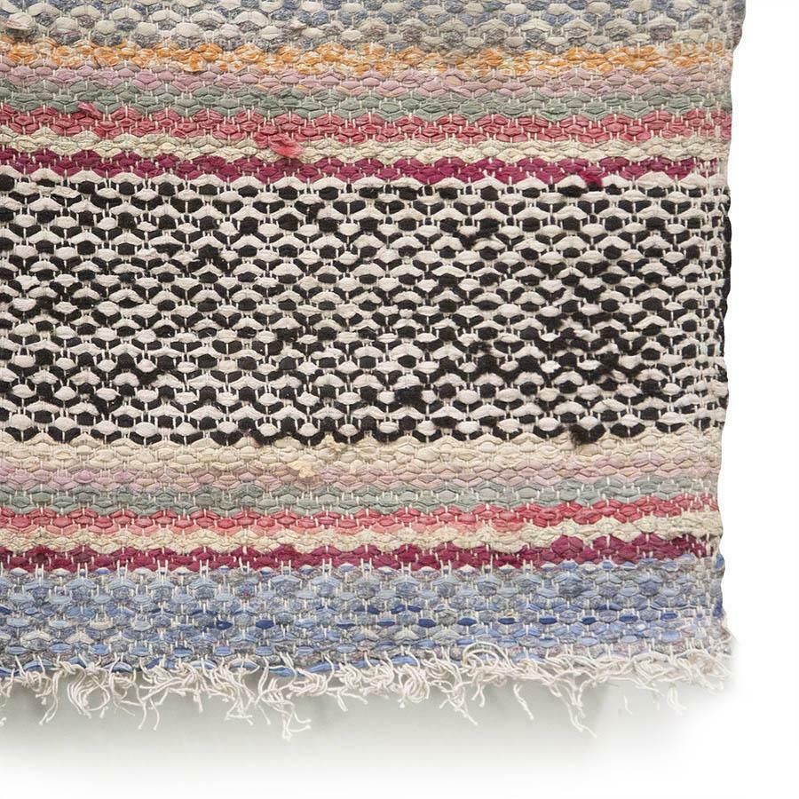 20th Century Swedish Rag Rug, Early 20th Century photo 180.0