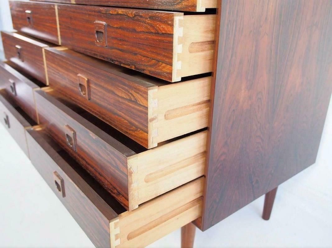 Danish Modern Hardwood Commode With Ten Drawers photo 986.0