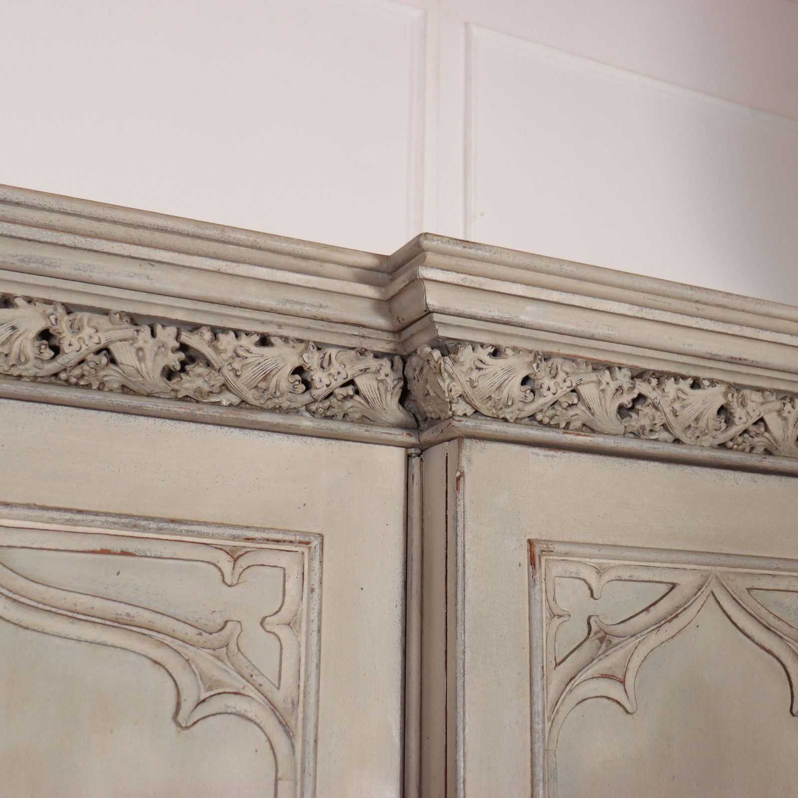 19th Century English Country House Gothic Wardrobe photo for sale
