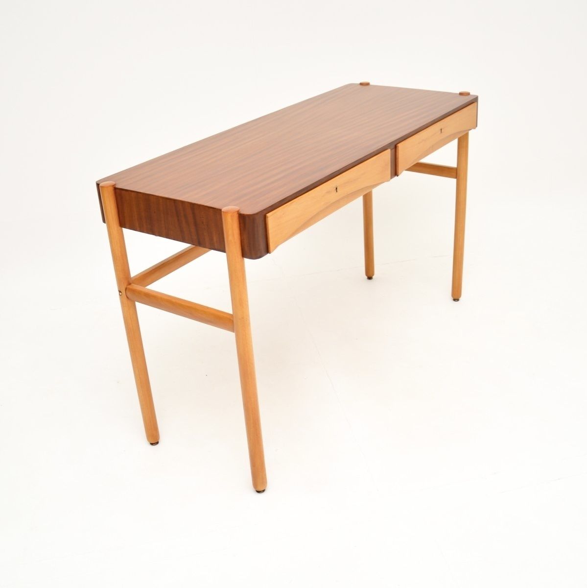 Vintage Swedish Walnut Desk By Bertil Fridhagen photo Furniture