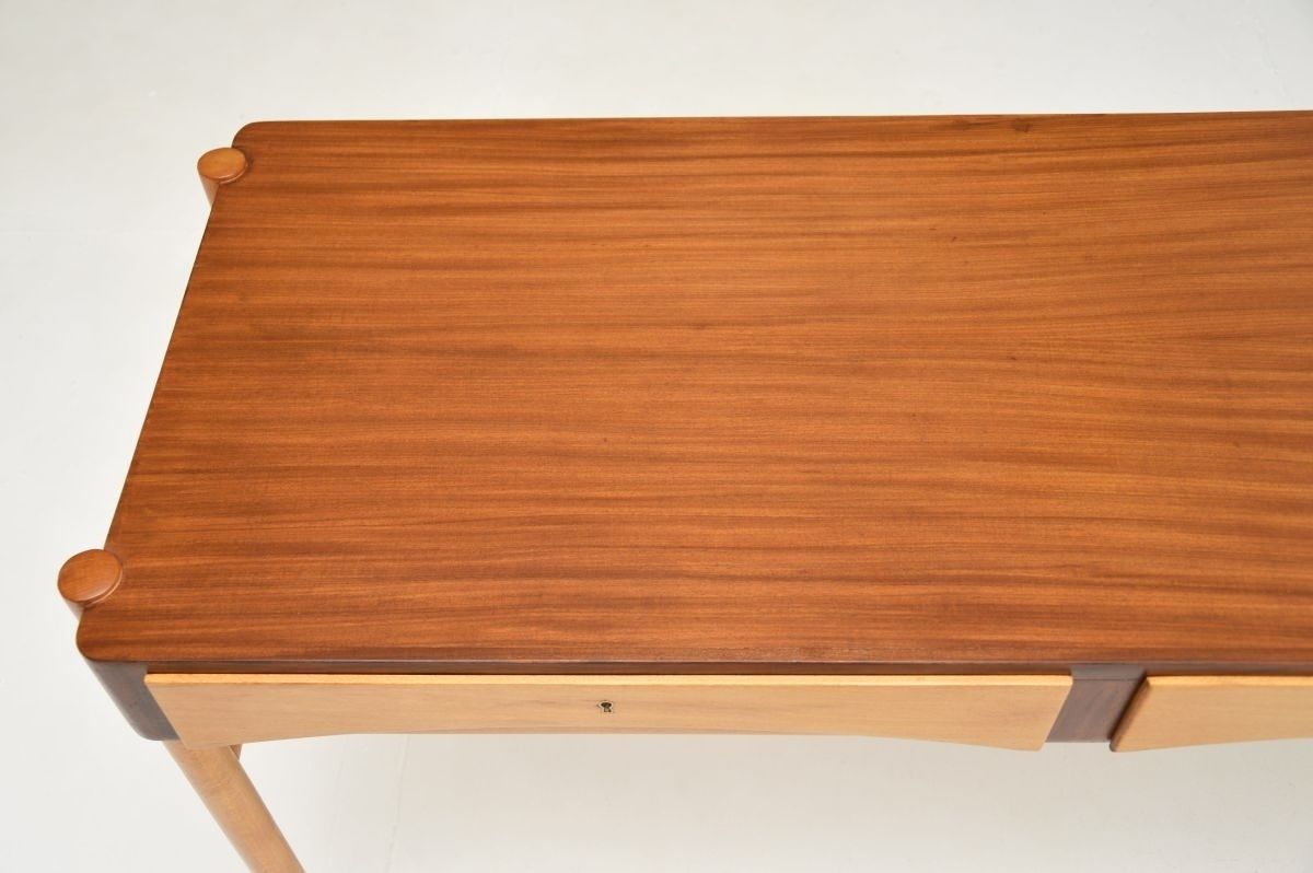Vintage Swedish Walnut Desk By Bertil Fridhagen photo 1625.52