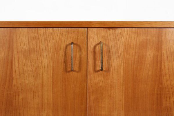 Mid Century French Sideboard In Full Cherry Wood, 1950s photo vinterior