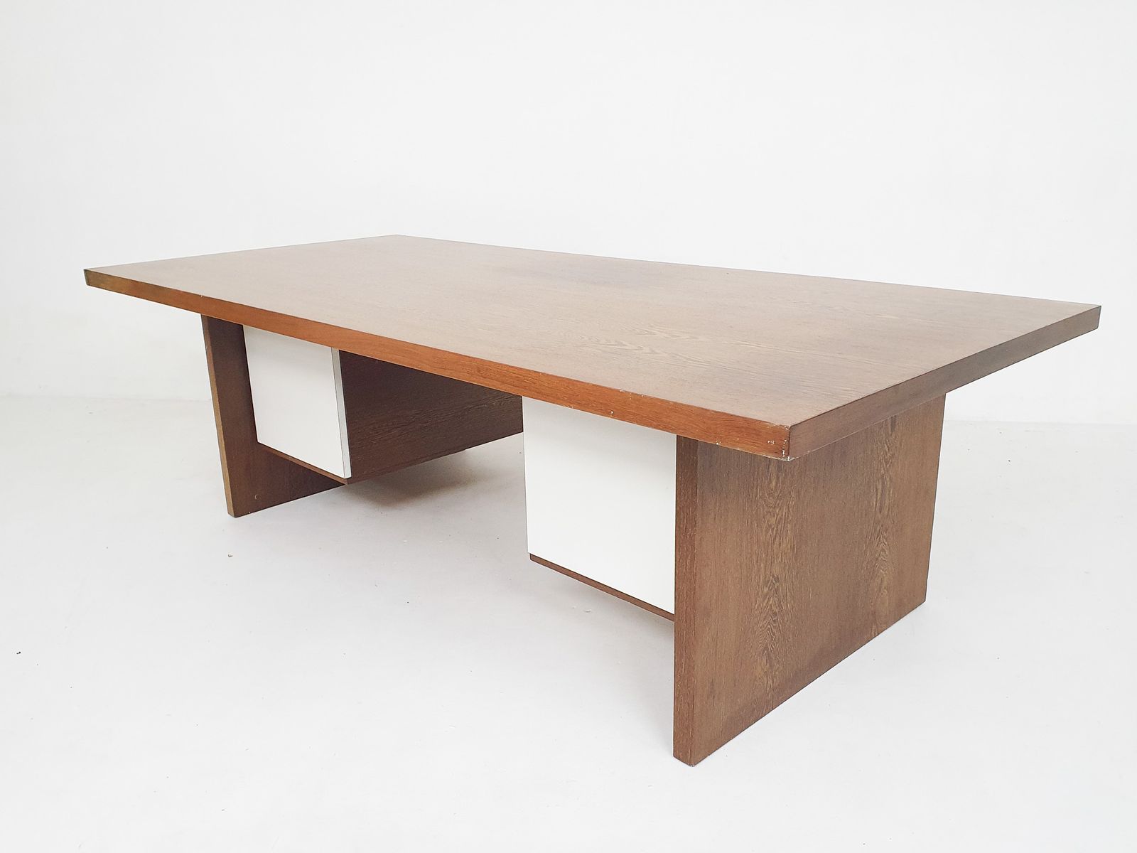 Groot Wengehouten Bureau, Toegeschreven Aan 'T Spectrum, Nederland, Ca. Jaren 1950 photo buy