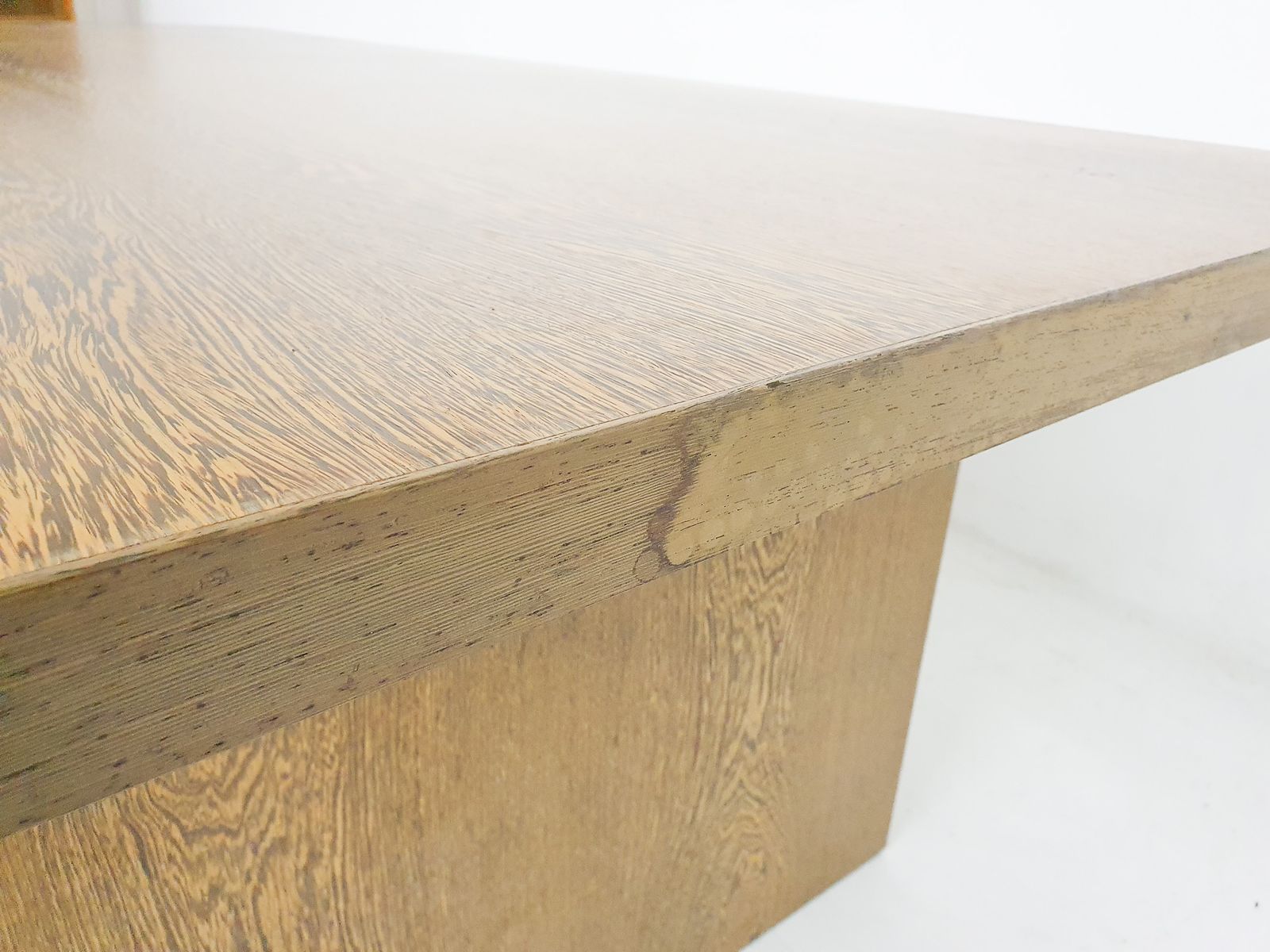photo vintage Large Wenge Desk, Attributed To 'T Spectrum, The Netherlands 1950's