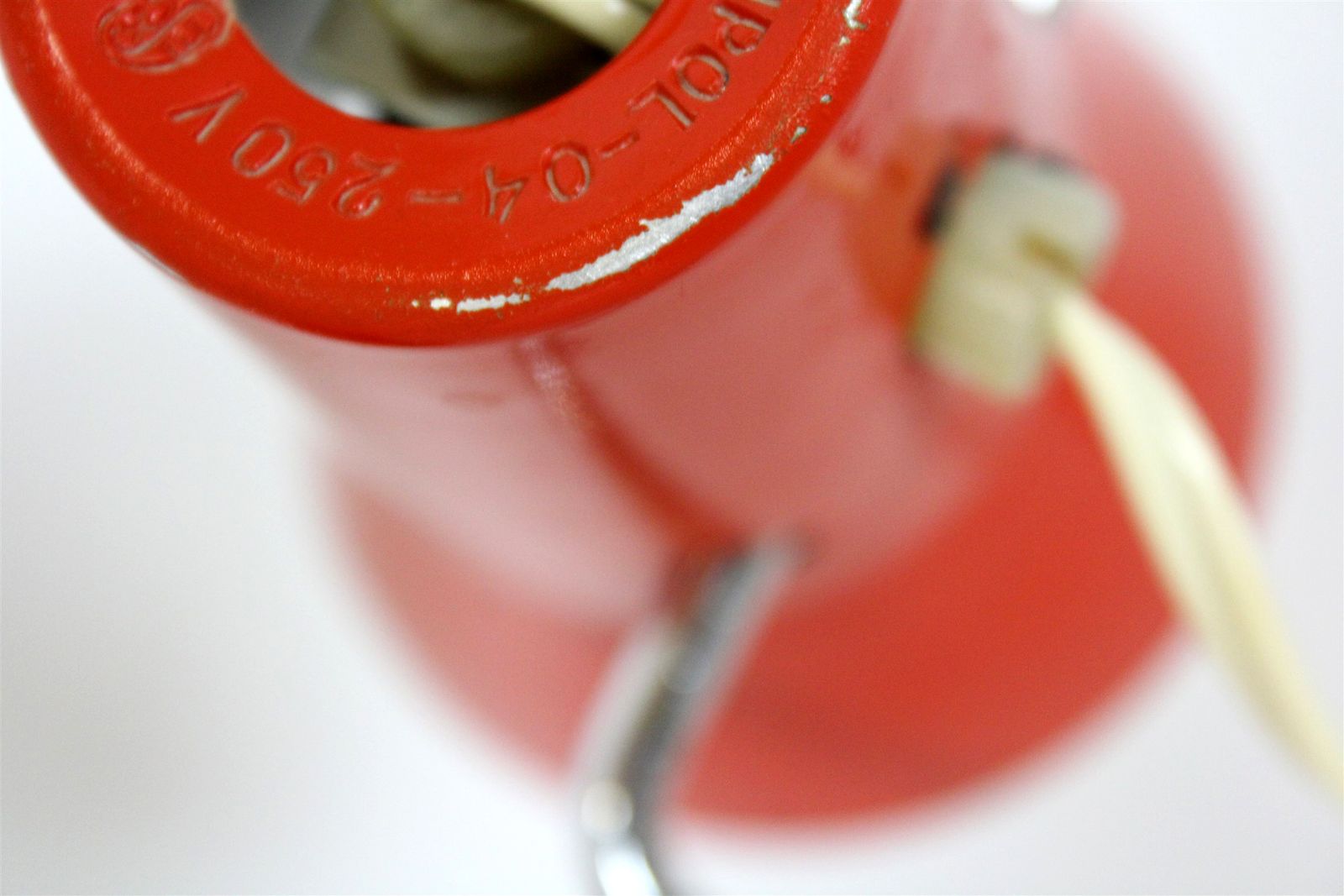 Red Table Lamps By Josef Hurka For Drupol, 1960s, Set Of 2 photo vintage