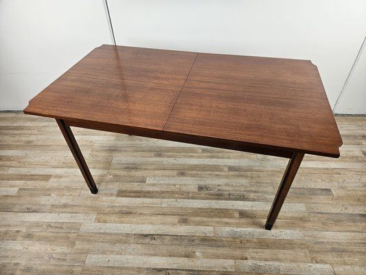 Scandinavian Style Extendable Teak Dining Table, 1970s