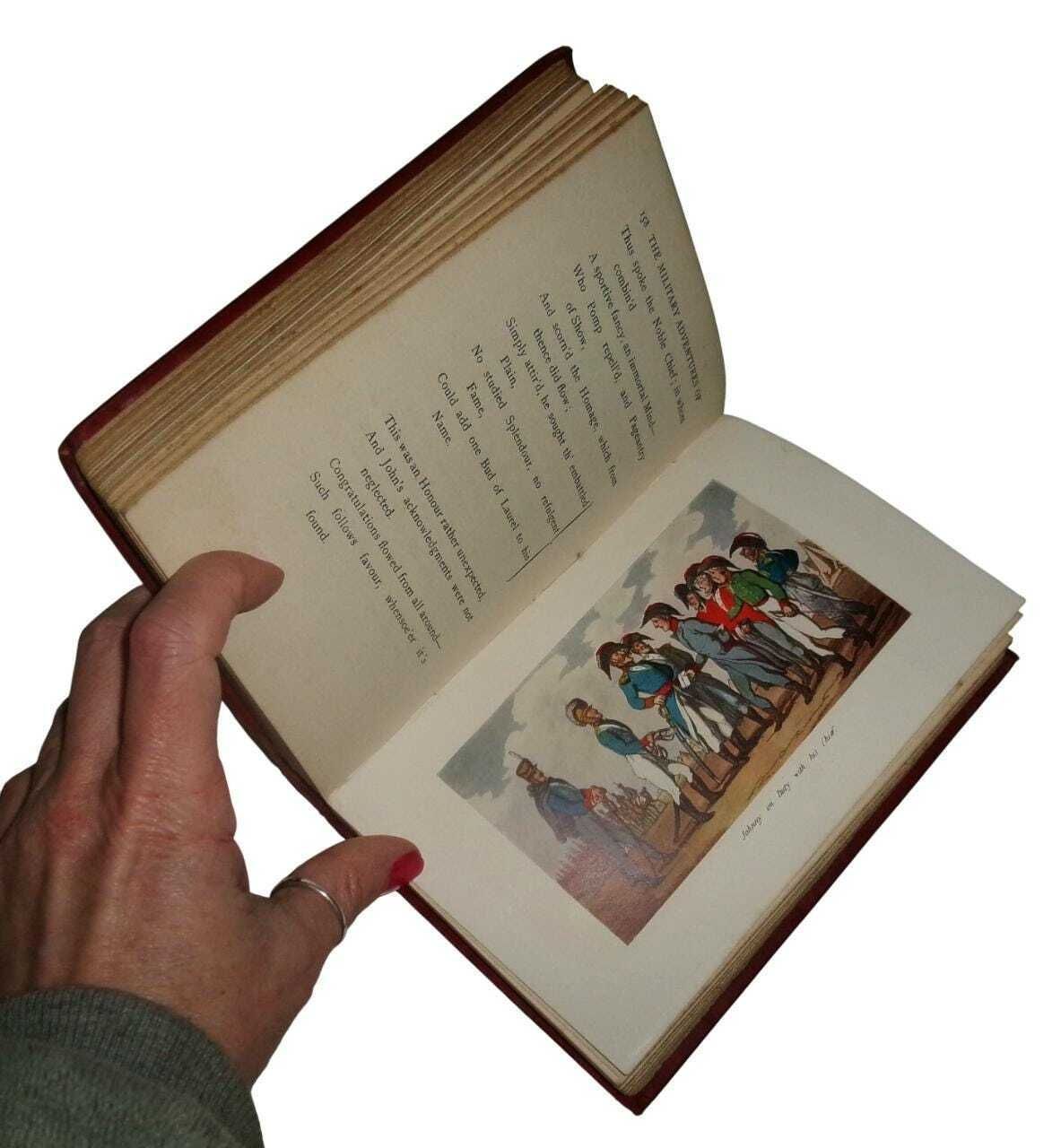 1904 The Military Adventures Of Johnny Newcome With T. Rowlandson Illustrations, Account Of His Campaign On The Peninsula, Antique Book photo buy