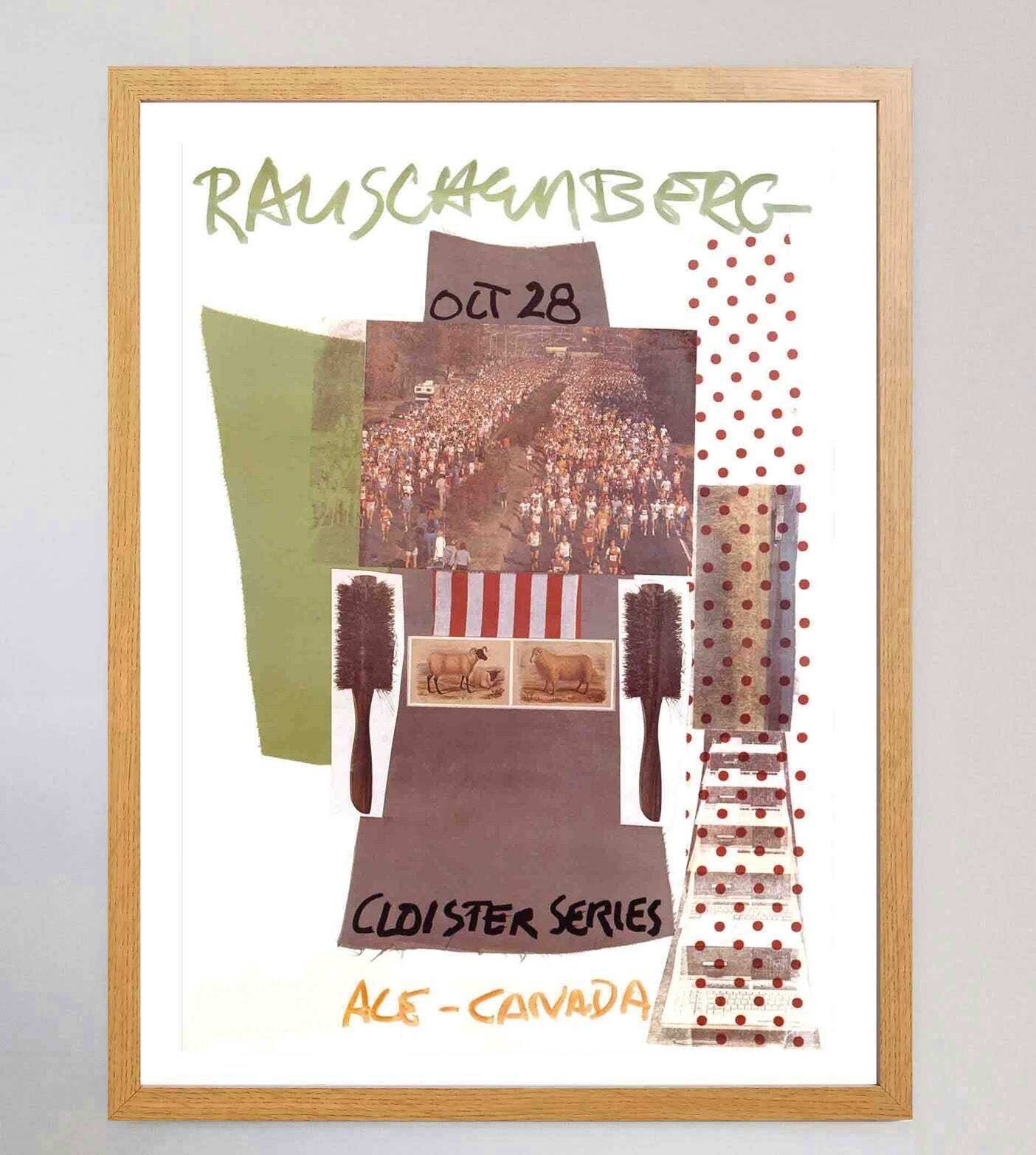 Robert Rauschenberg   Marathon   Ace Gallery Canada Original Vintage Poster photo Art