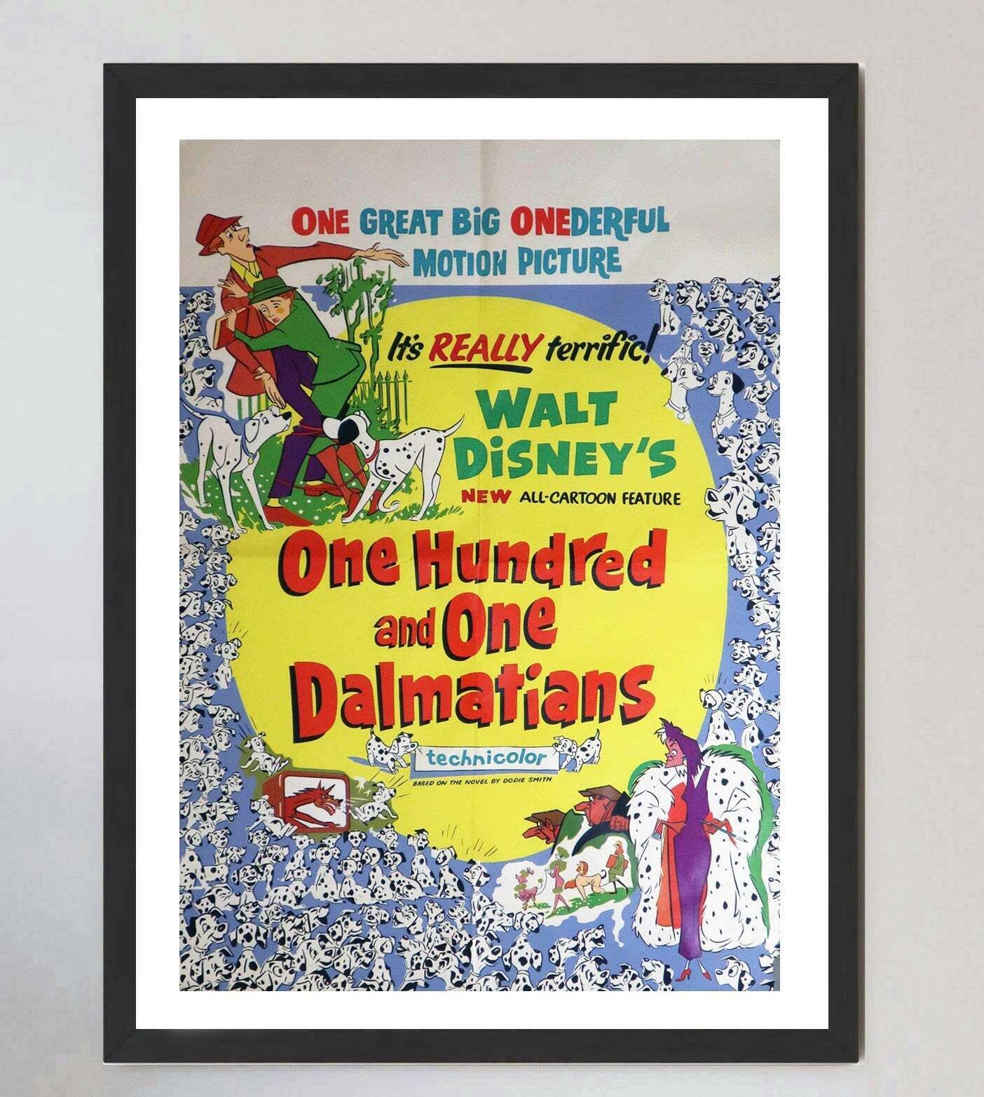 101 Dalmatians Original Vintage Poster photo furniture
