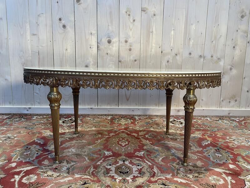 Table Basse Ovale De Style Louis  XVI