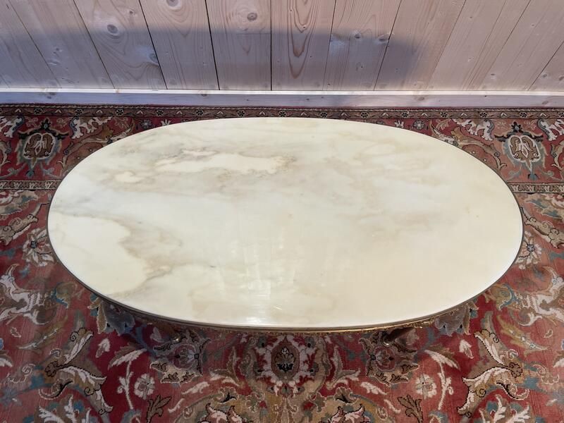 Table Basse Ovale De Style Louis  XVI photo furniture