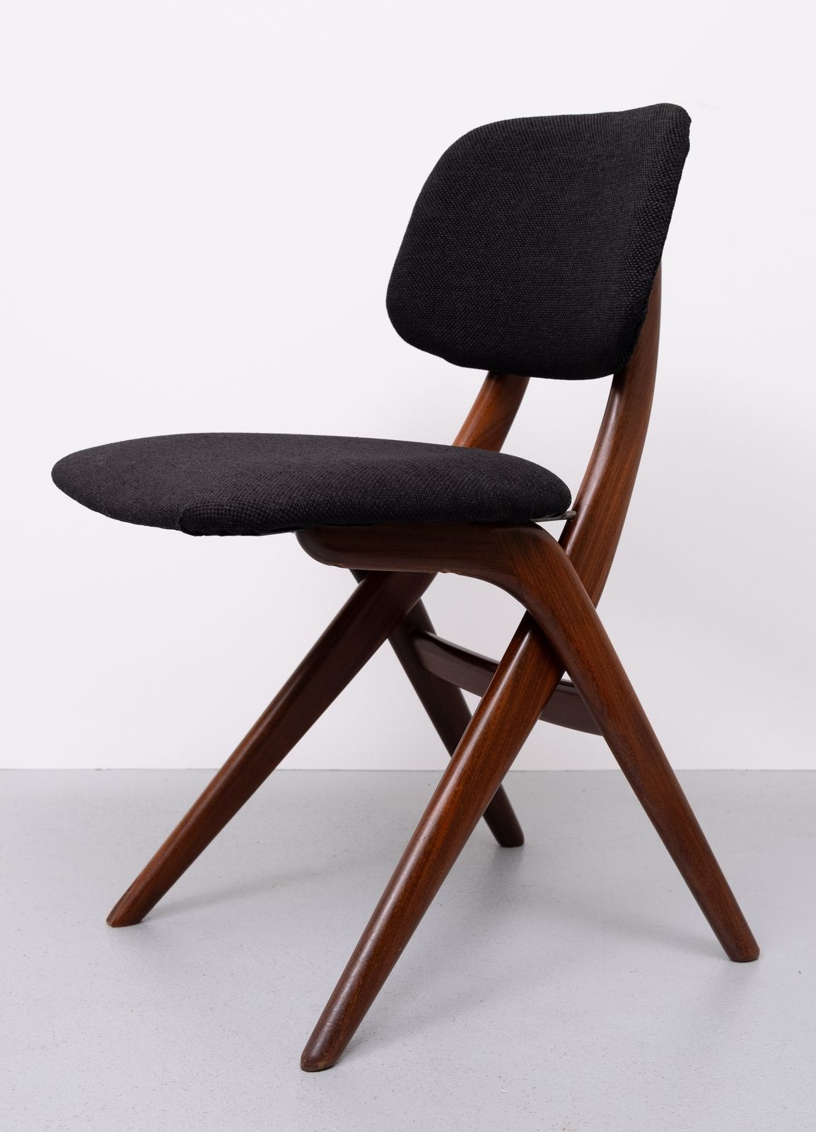 Dutch Scissors Dining Chairs Louis By Van Teeffelen For Wébé, 1959, Set Of 8 photo 5493.0