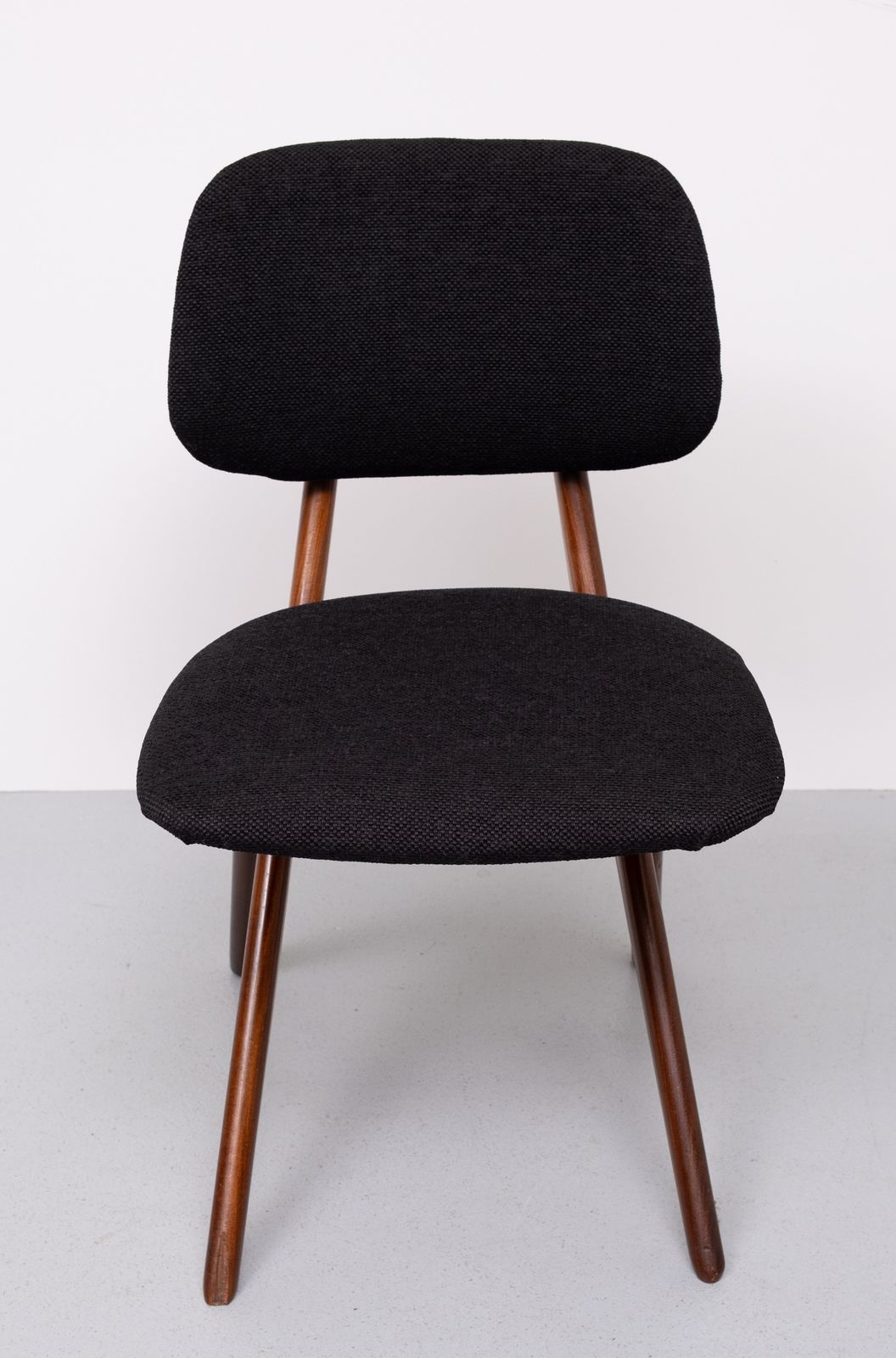 Dutch Scissors Dining Chairs Louis By Van Teeffelen For Wébé, 1959, Set Of 8 photo buy
