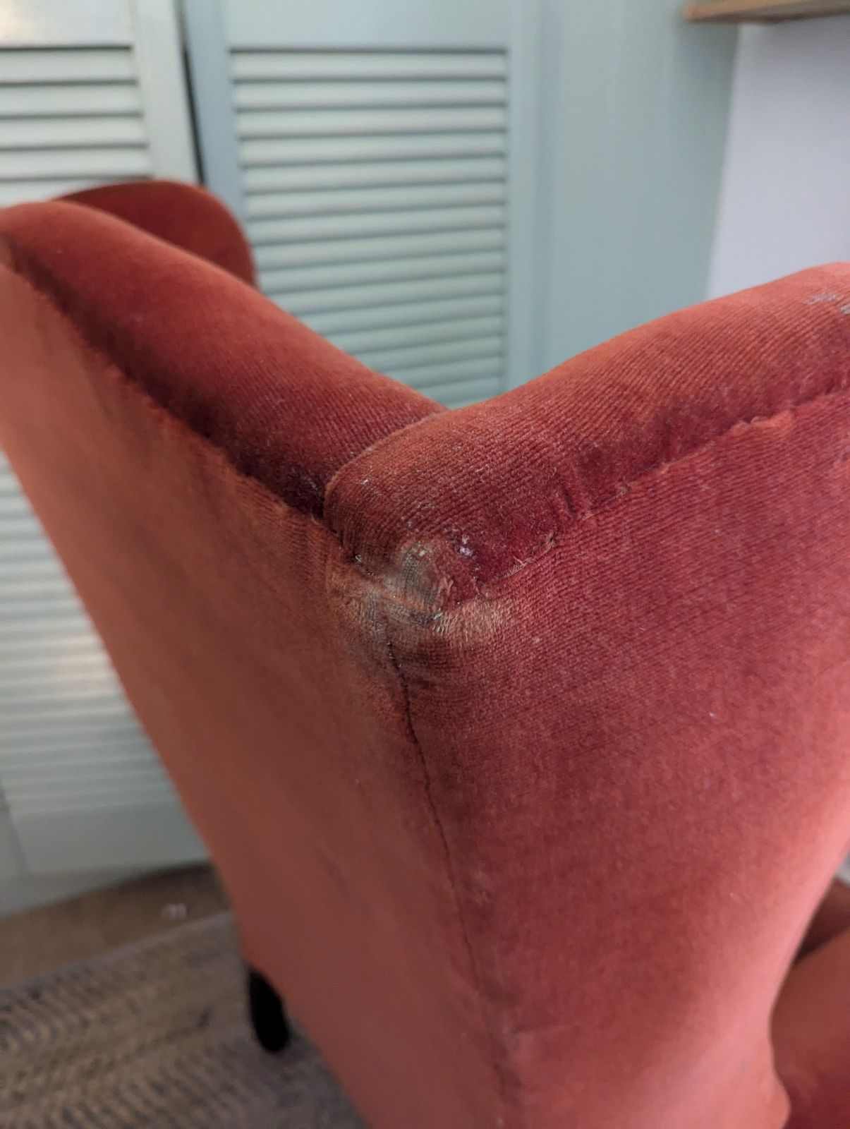 Vintage Wingback Chair photo for sale