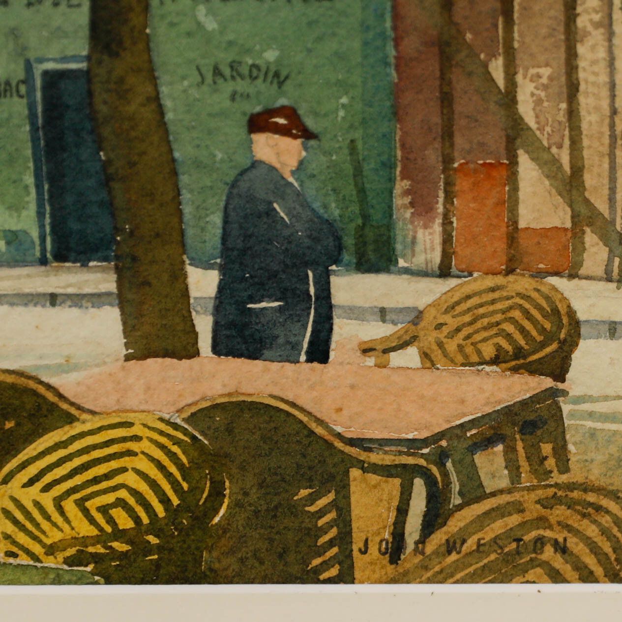 John Weston Early 20th Century Watercolour, Old Montmartre photo buy
