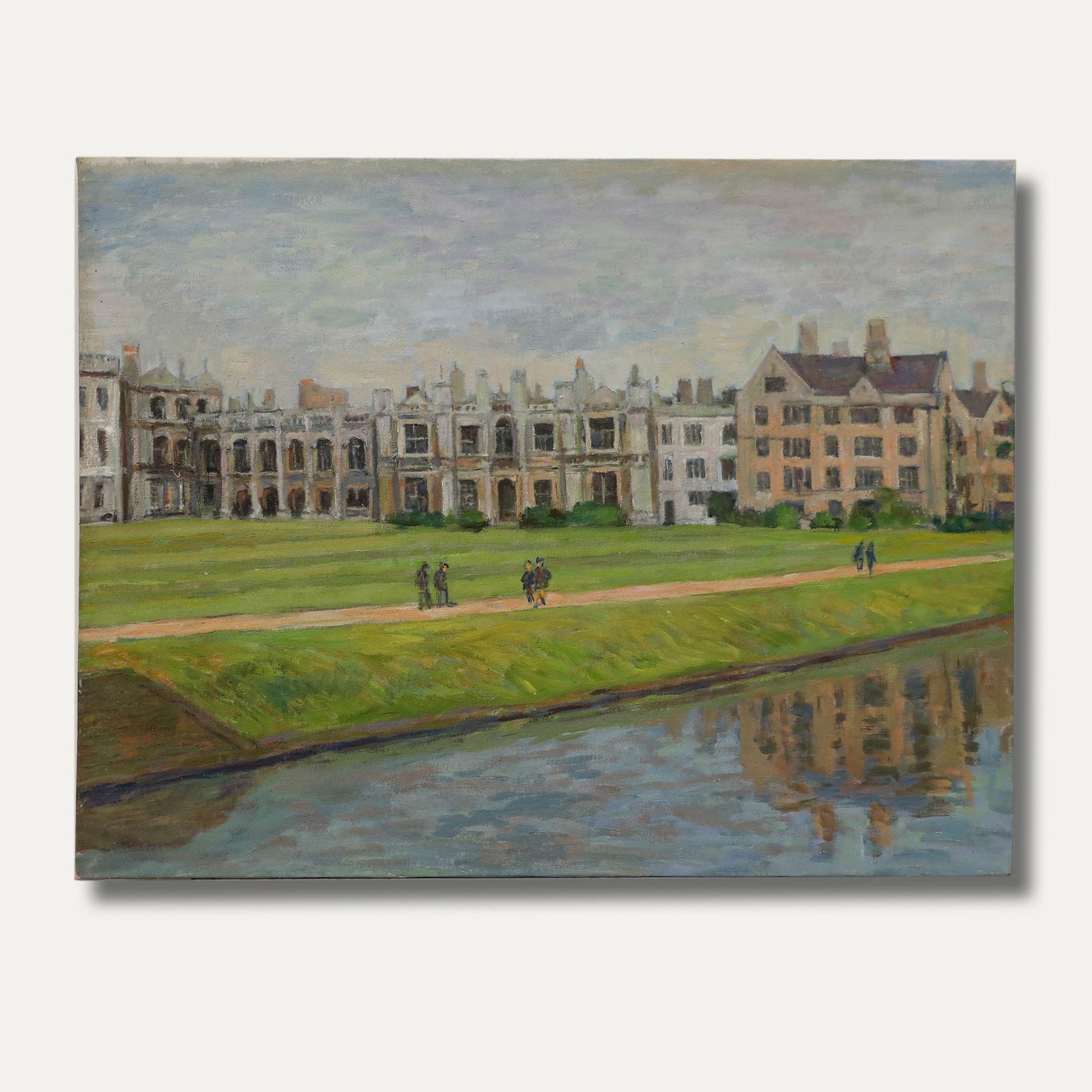 Simon Goldberg (1916 2002) 20th Century Oil, St John's College, Cambridge photo vinterior