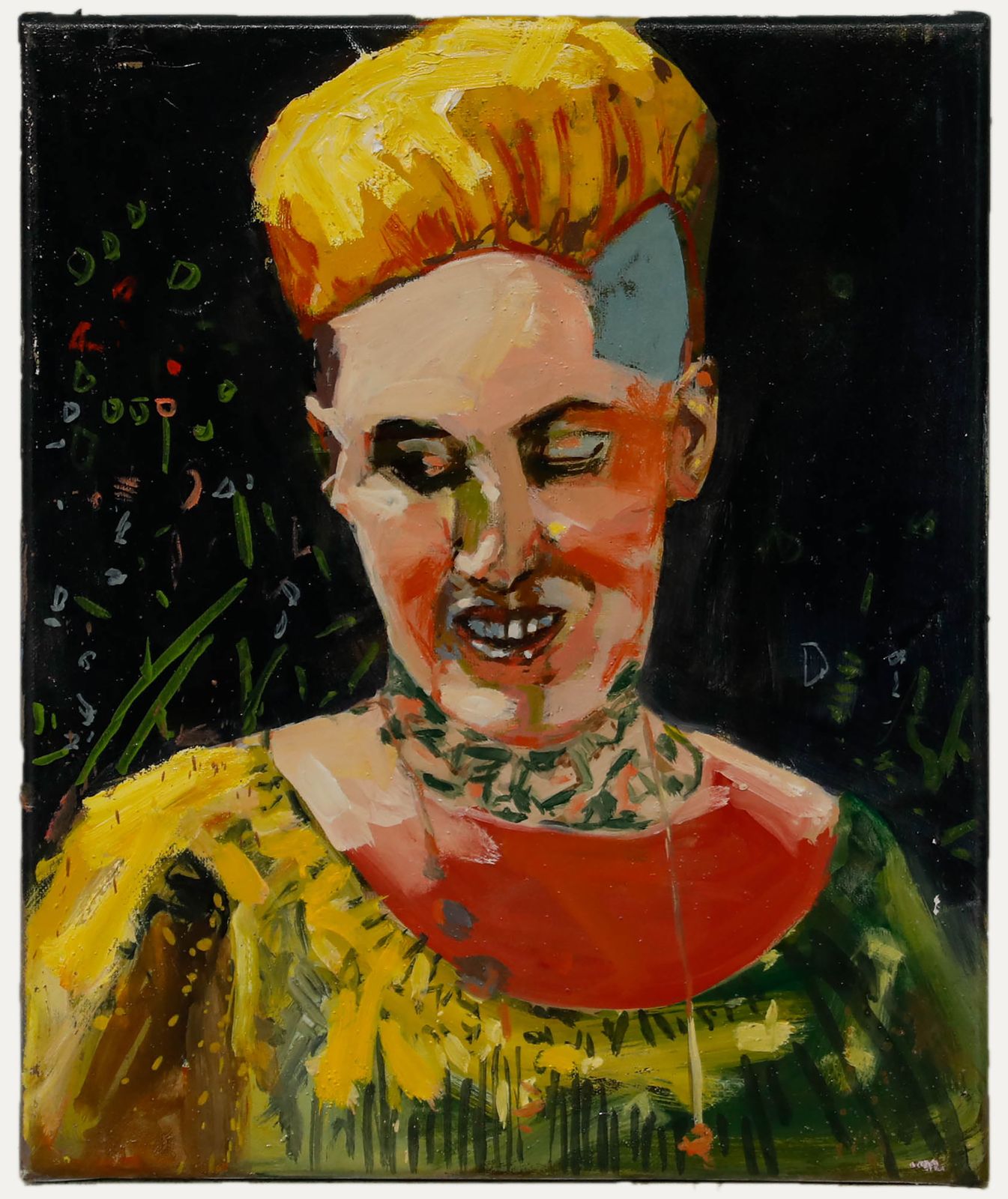 Richard J.S. Young Contemporary Oil, The Girl With The Red Hair