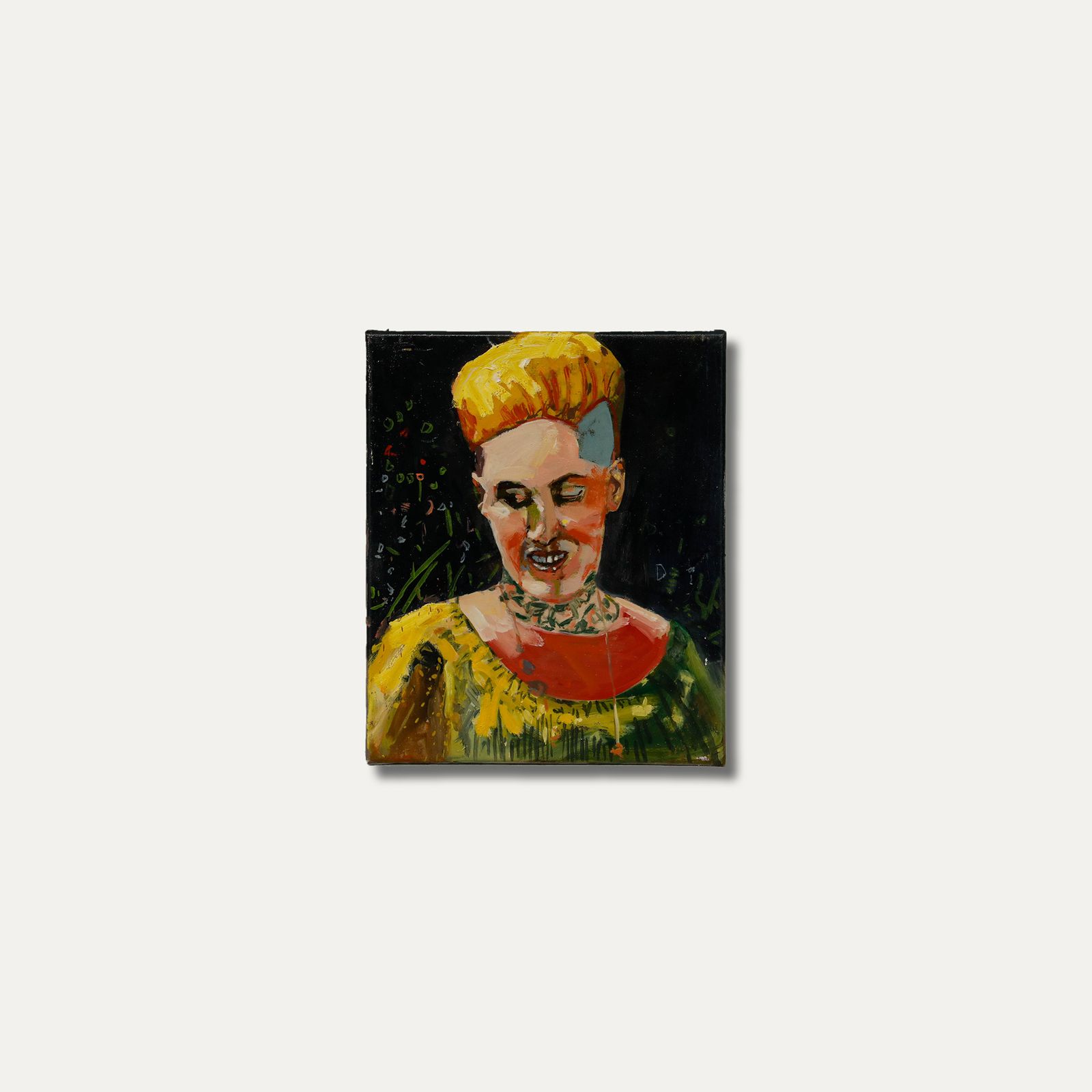 Richard J.S. Young Contemporary Oil, The Girl With The Red Hair photo buy