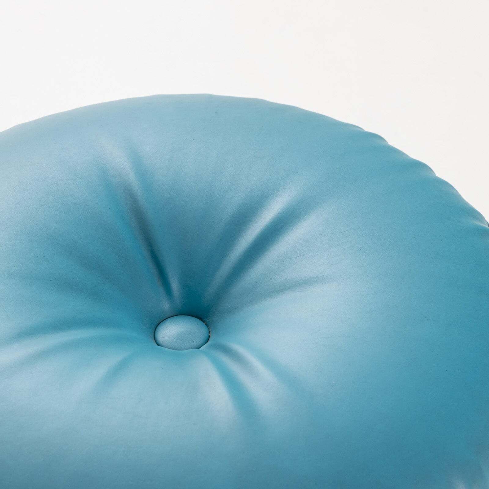 Blue Stool By Luigi Massoni For Poltrona Frau, Italy 1970s photo Furniture