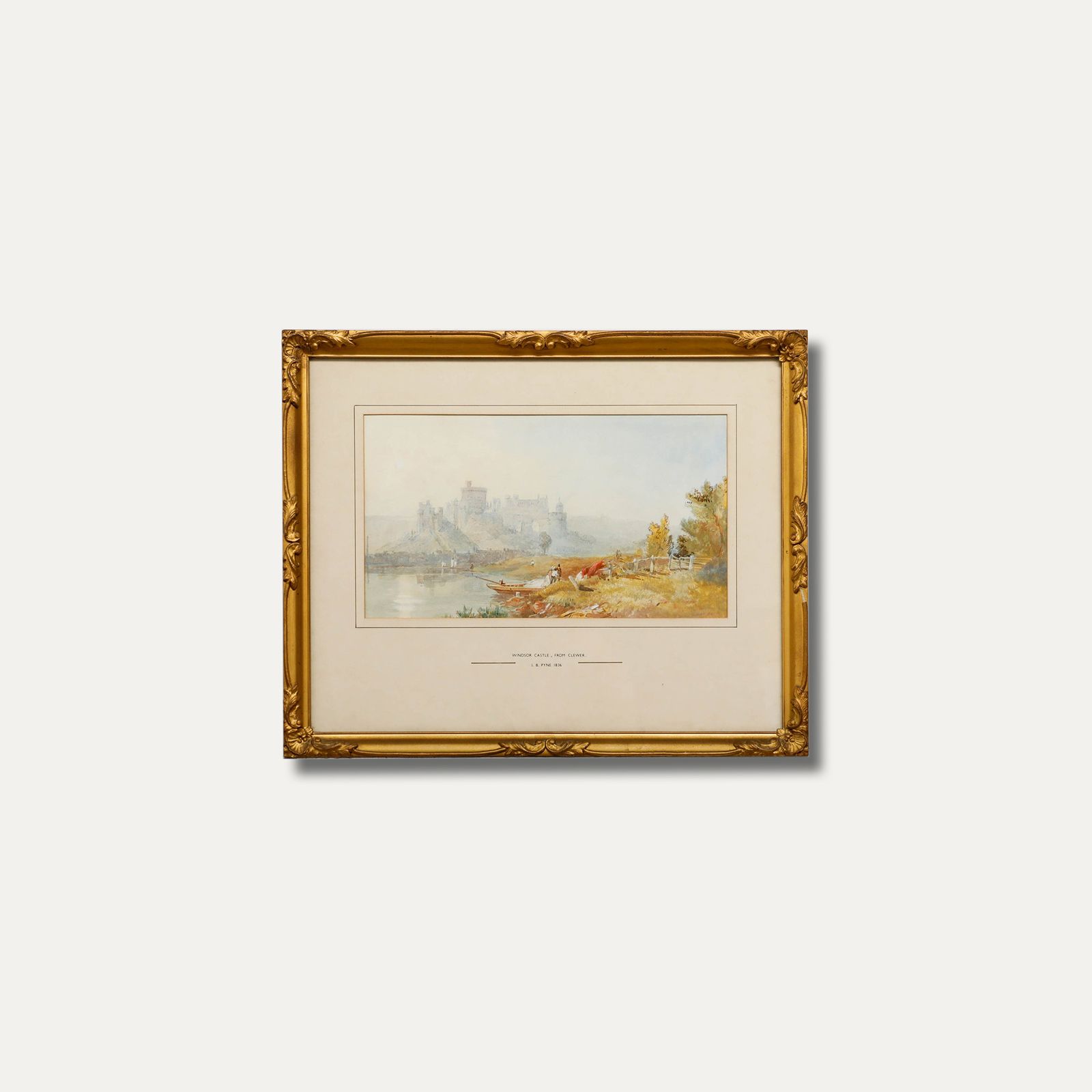 photo furniture Attrib. James Baker Pyne (1800 1870) 1936 Watercolour, Windsor Castle