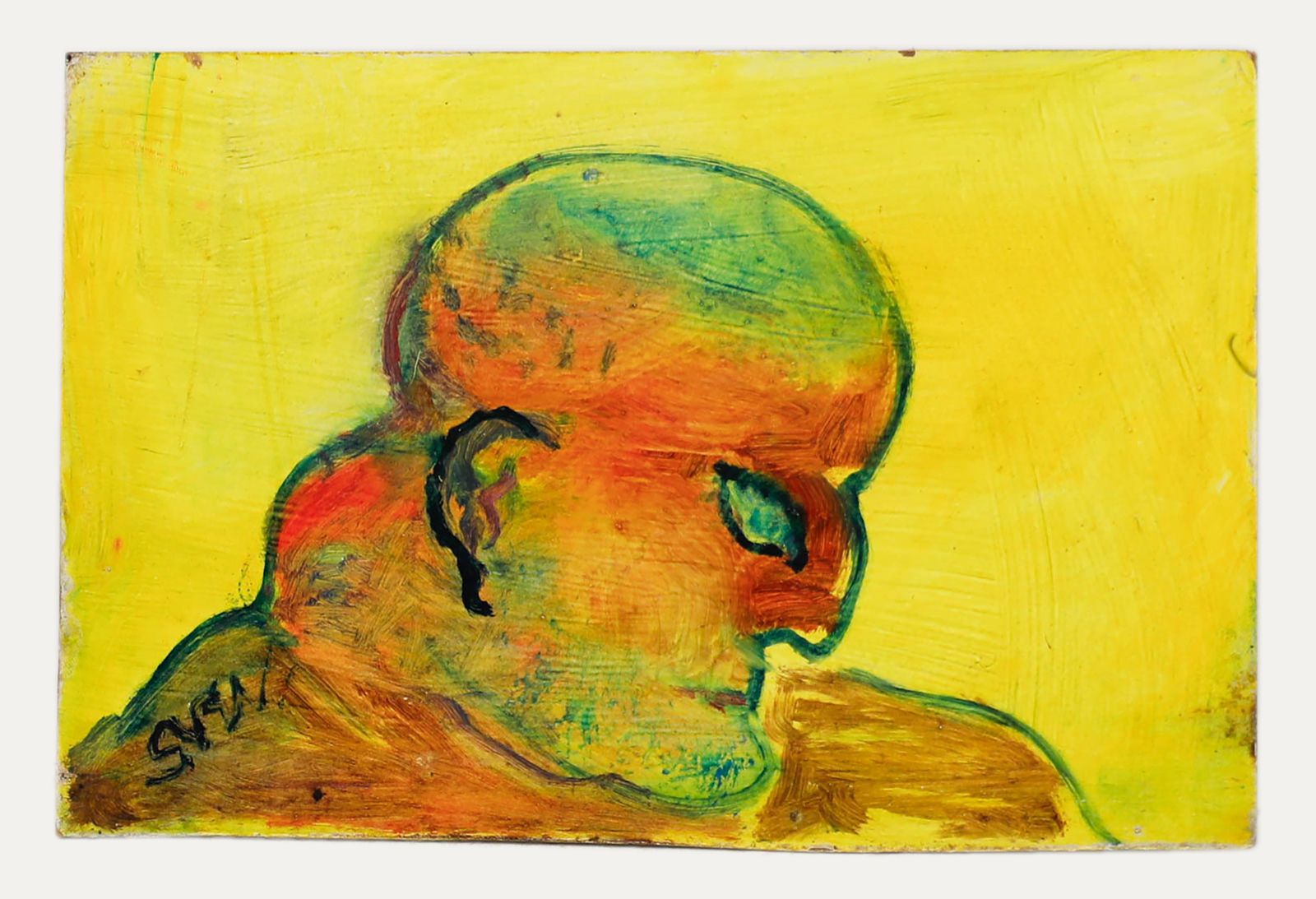 Sven Berlin (1911 1999)  20th Century Oil, Emerald Eye photo furniture