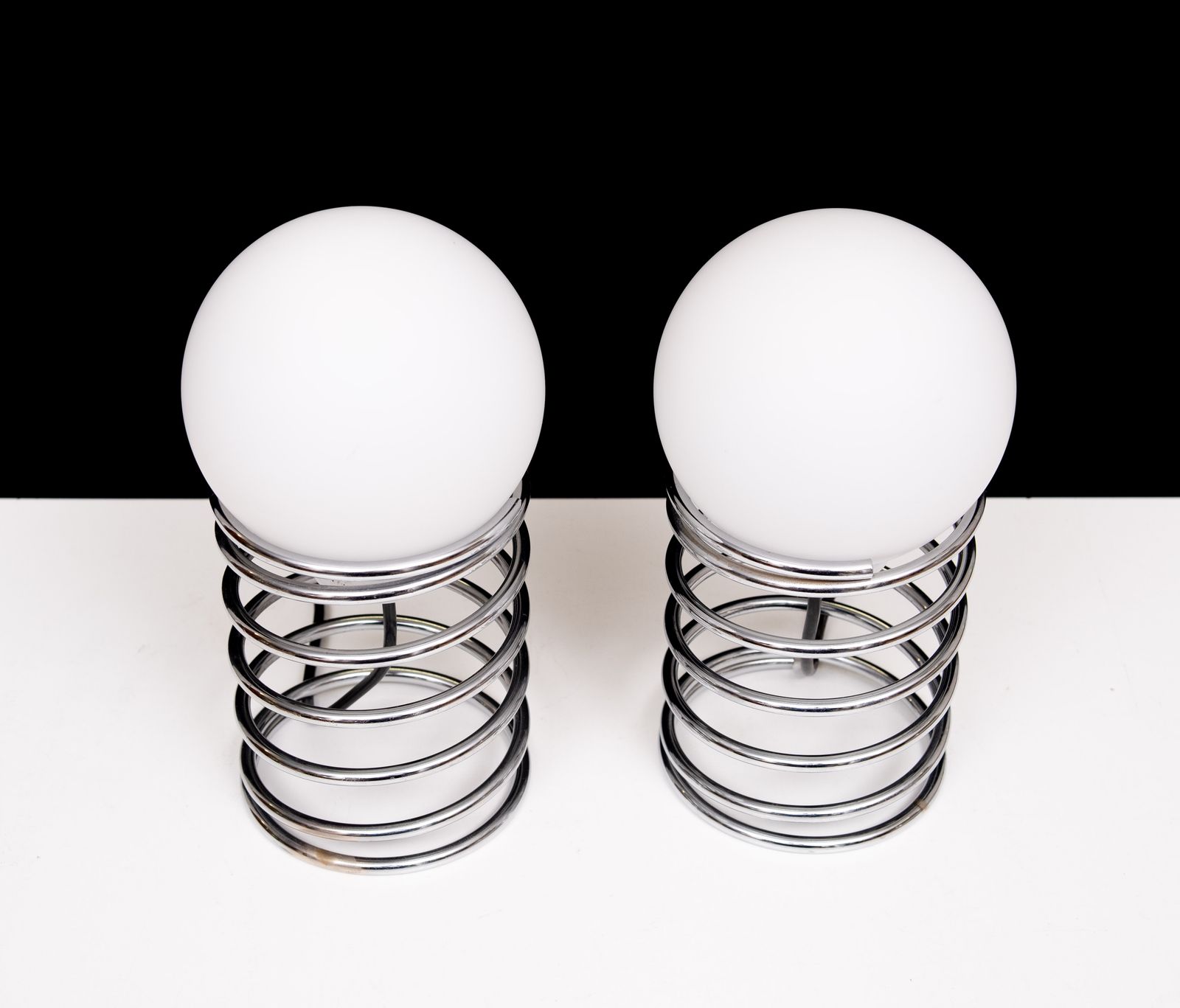 Woja Spiral Space Ace Table Lamps 1970s Holland photo furniture
