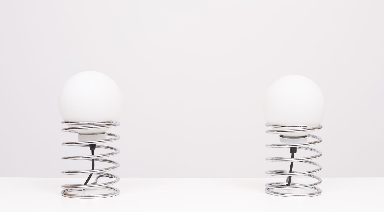 Woja Spiral Space Ace Table Lamps 1970s Holland photo Lighting